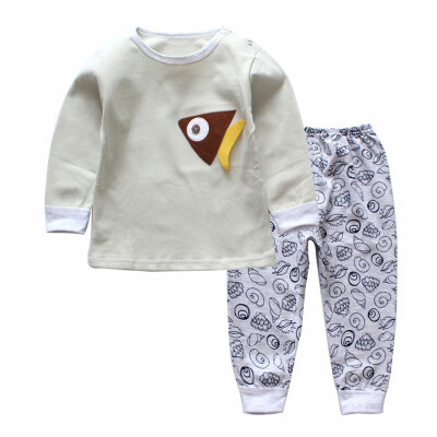 

Boys Pajama Sets Kids 2 Pcs Long-sleeve Underwear Suit Children Soft Cotton Pajamas Kids Autumn Spring