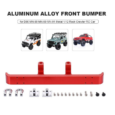 

Aluminum Alloy Front Bumper for D90 MN-90 MN-99 MN-91 Metal 112 Rock Crawler RC Car Parts Black