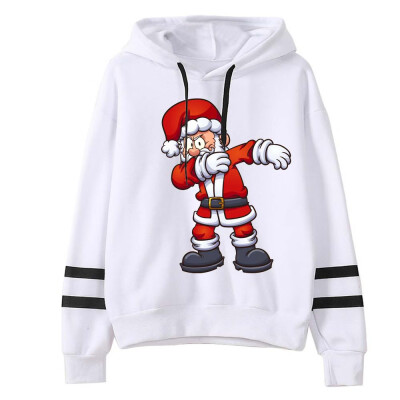 

Tailored Women Christmas Print Hooded Long Sleeves Sweatshirt Hooded Pullover Tops Shirt