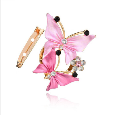 

Restore Ancient Ways Is In Europe&America Crystal Butterfly Brooch