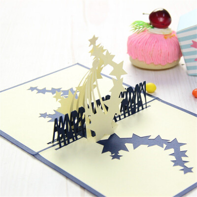 

Toponeto Details About 3D Pop Up Card Happy Birthay Greeting Baby Gift Happy New Creative