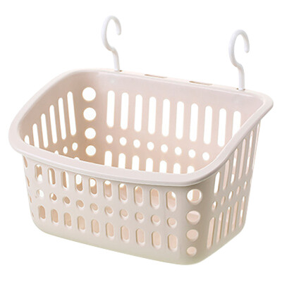 

Gobestart Plastic Hanging Shower Basket With Hook For Bathroom Kitchen Storage Holder