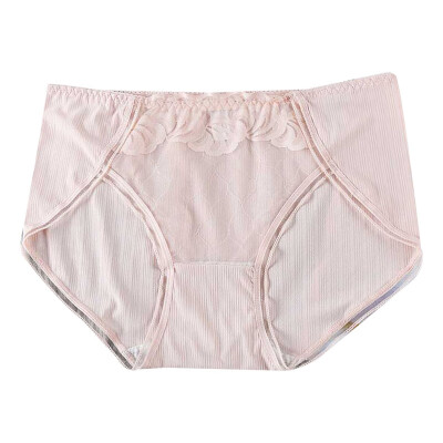 

Fashion Sexy Lace Hollow Transparent Mesh Panties Breathable Solid Color Women Seamless Briefs