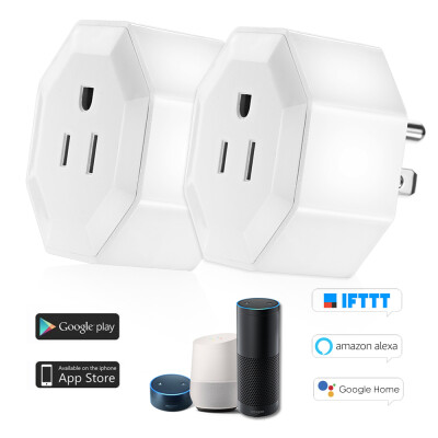 

4PCS Wireless WIFI Smart Plug US Outlet WI-FI Socket Charging Adapter Smart Home Power Plug Remote Control Via Phone App Smart Tim