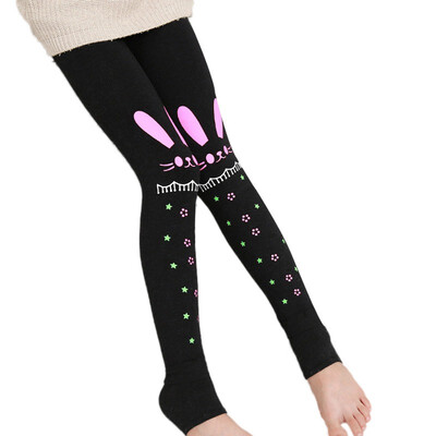 

Winter Girls Leggings Newborn Cartoon Animal Kids Cute Stretchy Warm Thicken Trousers Pants