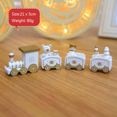 

JPGIF Christmas Decorations Christmas Woods Small Train Children Kindergarten Festive