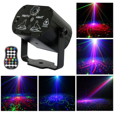 

60 Patterns LED Stage Lighting Seven Color Rotating Projection Lamp