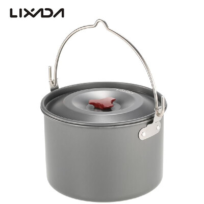 

Lixada 4L Outdoor Camping Hiking Backpacking Cookware Cooking Picnic Pot Pan Camping Stove Tool