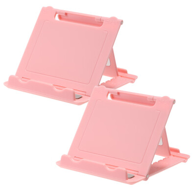 

Foldable Universal Phone Holder Bracket Stand For Phone Tablet Multi-angles Desktop Holder with One Mirror 2 Packs