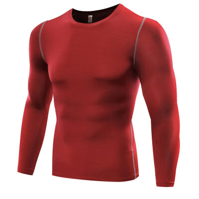 

Mens Compression Tops Long Sleeve Quick Dry T-Shirts Skinny Shirt Base Layer Clothing