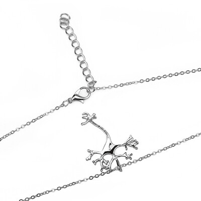 

3 Colors 2018 Fashion Tree Pendant Necklace Clavicle Chain Choker Jewelry Necklace Drop Shipping