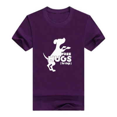 

Free Hugs For Dogs Vneck Tshirt Dog Shirt Mens t-Shirt Fashions Funny