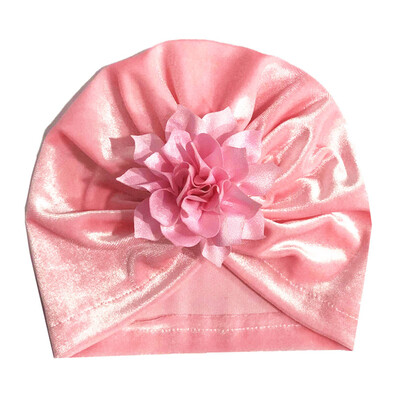 

Newborn Baby Girl hat Soft Cute Turban Knot Hospital Hats Toddler Flower Caps Headwear