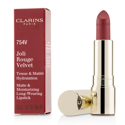 

CLARINS - Joli Rouge Velvet Matte & Moisturizing Long Wearing Lipstick - 754V Deep Red 35g01oz