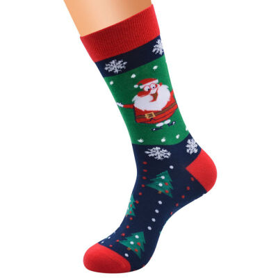 

Christmas Holiday Casual Socks Cotton Funny Cute Men Women Socks Print Creative Christmas Socks Kawaii Harajuku Cartoon Socks