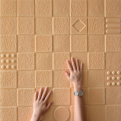 

Gobestart 3D Brick Wall Sticker Self-Adhesive Foam Wallpaper Panels Room Decal