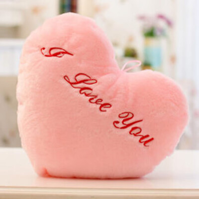 

Love Heart Shape Cushion Colorful LED Plush Toyslight-emitting Pillowbaby Toys For Children Kids Gift