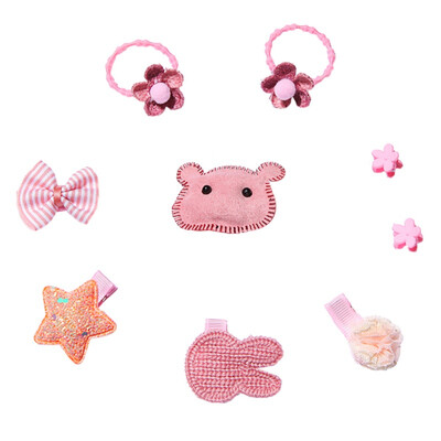 

New Fashion Crown Childrens Hair Clip Hair Accessories Gift Set Cartoon Series Girls Hair Clip Cute Bow Headwear