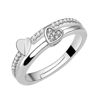 

1Pcs Woman Faddish Diamond Accessories Couple Selling 925 Ring Gift for Women&Girls