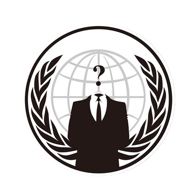 

Anonymous Occupy Car Decor Sticker Die Cut Decal Self Adhesive Vinyl Hot Sales