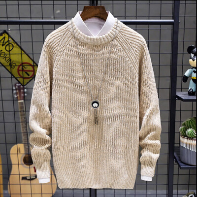 

Toponeto Mens New Autumn Winter Casual Long Sleeve Knitting Sweaters Tops Blouse