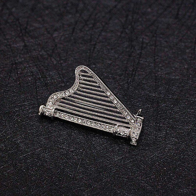 

Fashion Accessories Silver-color Jewelry Top Grade Multi Musical Instruments Pins And Brooches For Women And Men