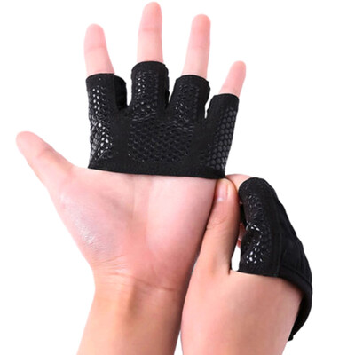 

Anti-Skid Weightlifting Gloves Breathable Half Finger Grippers Gym Palm Protector Gloves Suitable for Men&Women