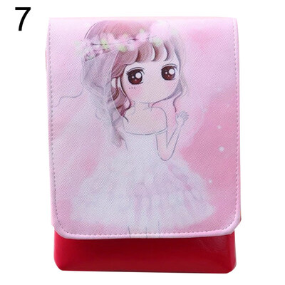 

Fashion Kids Girls Faux Leather Mini Phone Storage Sling Shoulder Crossbody Bag
