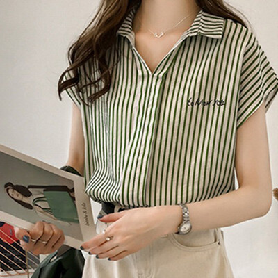 

Women Summer Blouse Short Sleeve Casual Shirt Fashion Womens Tops