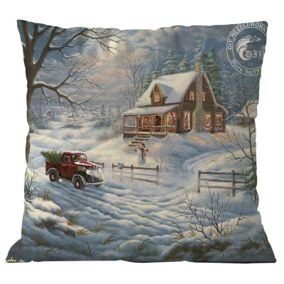 

〖Follure〗Cotton Linen Christmas Pillow Case Sofa Car Throw Cushion Cover Home Decor
