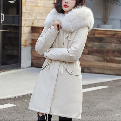 

Toponeto Women Casual Thick Long Sleeve Hooded Coat Winter Jacket Cotton Clothes