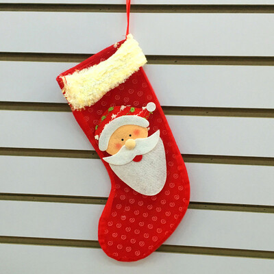

Gobestart Christmas Gift Candy Bag Merry Christmas Santa Claus Snowman Sock Decor A
