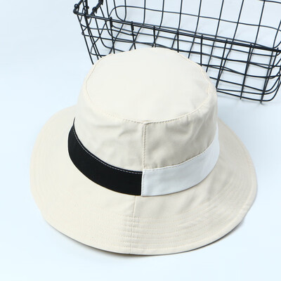 

Hat Korean Japanese personality striped basin hat men&women dome tide sun shade sun hat hip-hop hat student fisherman hat