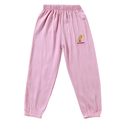 

Summer Kids PANTS Children Thin Anti-Mosquito Casual Pants Baby Pajama Pants Boys Girls Soft Cotton Bloom Pants