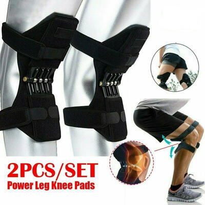 

2Pcs Power Leg Knee Pads Strong Power Joint Support Knee Pads Spring Force Outdoor