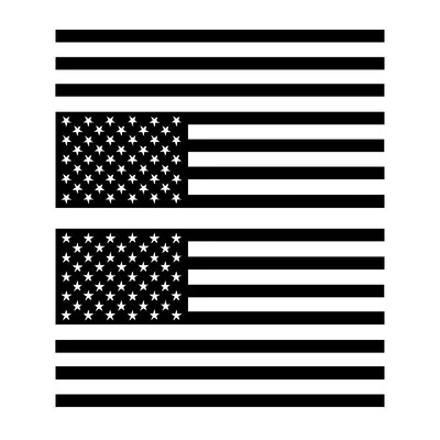 

1 Pair American Flag Sticker Car Styling Door Side Auto Body Decor Sticker Fits for Jeep SUV