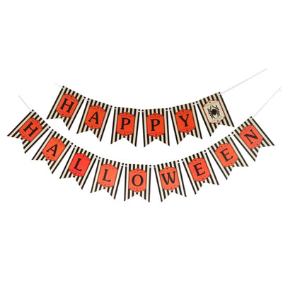 

Halloween Pennant Ornaments Halloween Theme Series Flag DIY Festival Party Decorations