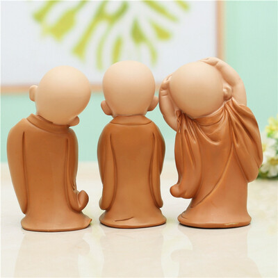 

Small Monk Sculpture Chinese Style Gift Statue Small Statue Of Buddh Resin Hand-Carved Buddha Statue Home Decoration Accessories