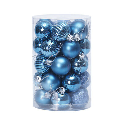

34PC 40mm Christmas Xmas Tree Ball Bauble Hanging Home Party Ornament Decor
