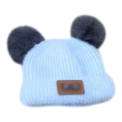 

Baby Hat Knitted ball Hat For Girls Fashion Cute Boys Caps Spring Childrens Hats Caps 0-2t