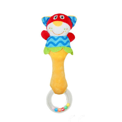 

Developmental Animal Soft Stuffed Infant Baby Plush Toys Rattles Kids Plush Animals Toys