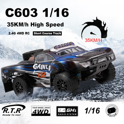 

C603 116 RC Short Course Truck 24G Full Scale Proportion 4WD 35KMh High Speed RC Off-road Buggy Car