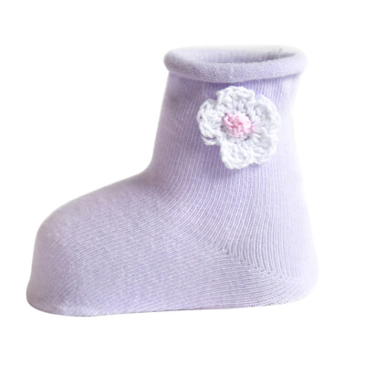 

Newborn Baby Sock Flower Pattern Sole Soft Sock Boys Girls Sock Infant Toddler Anti-slip Floor Socks