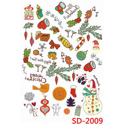 

〖Follure〗Environmentally Friendly Waterproof And Cute Tattoos For Christmas Atmosphere