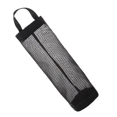 

Grocery Bag Holder Wall Mount Hanging Storage Dispenser Plastic Bag Home Kitchen Mesh Organizer