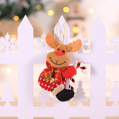 

Gobestart Christmas Ornaments Gift Santa Claus Snowman Rein deer Toy Hang Decorations