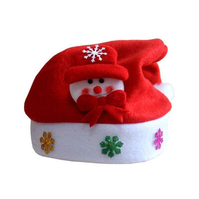 

Christmas Hat Glowing Adult Shining Cap Snowman Deer Head Decorations Party Hoilday Hat