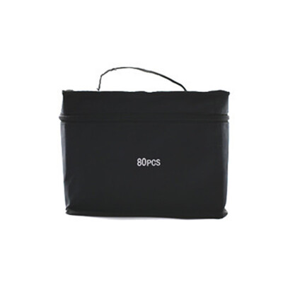 

Toponeto High Capacity Canvas Draw Mark Pencil Case Storage Bag 24303640486080 Pcs