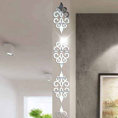 

10PC Multi-size Square Self-adhesive Tiles 3d Mirror Wall Stickers Decal Mosaic Home Decoration Living Room Porch Poster Wall