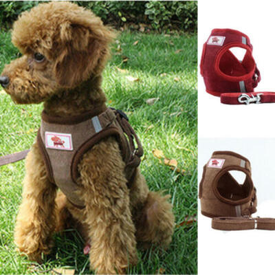 

Adjustable Dog Harness Soft Collar Lead Padded Waterproof Strap Puppy Pet Vest